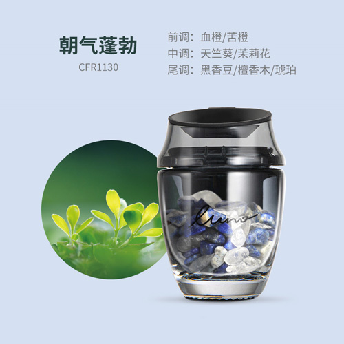 <露力>水晶石?风口香薰-朝气蓬勃(蓝色)